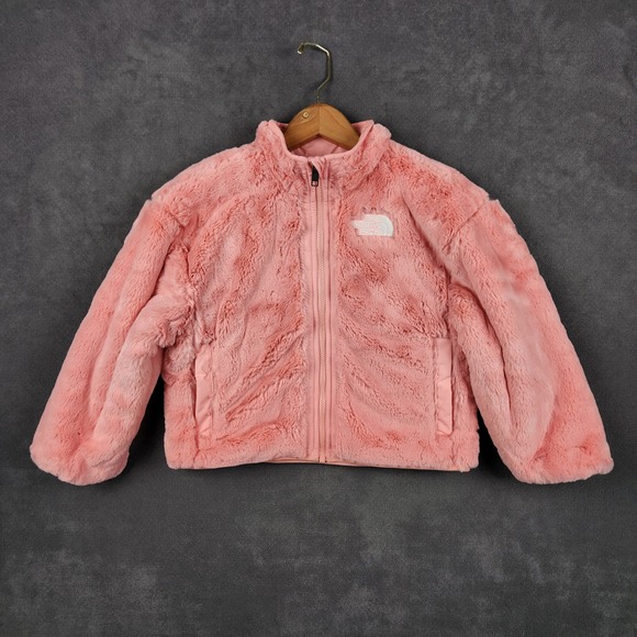 The North Face Reversible Shasta Jacket Girls XS 6 Pink Terracotta NWT - Picture 4 of 11